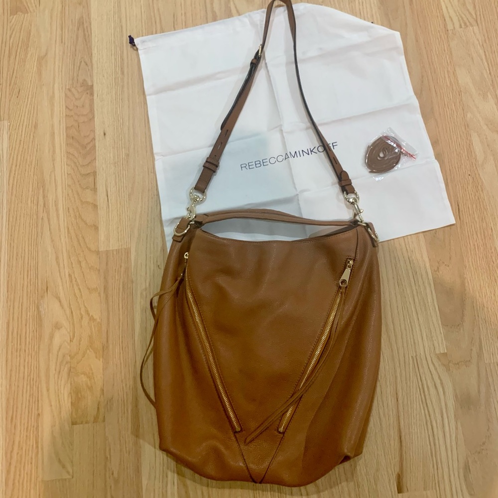 Rebecca Minkoff camel bucket bag